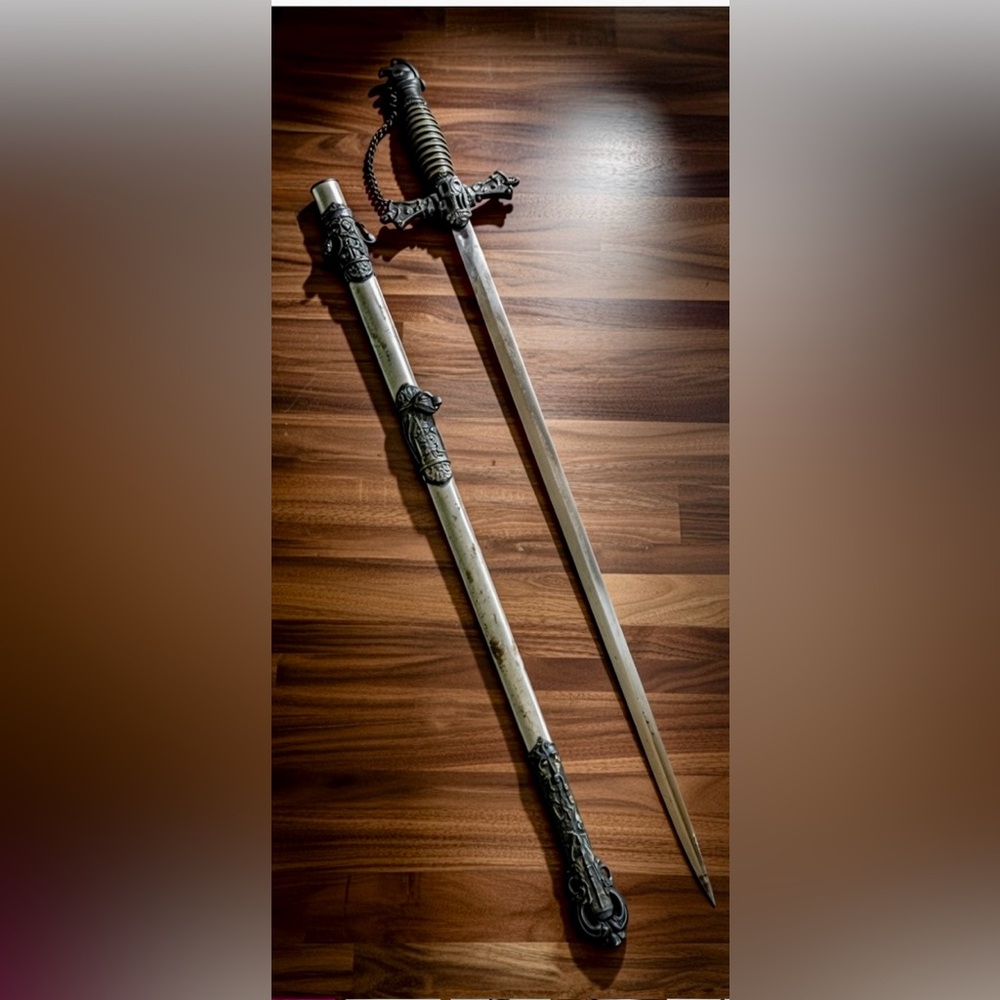 VTG ~ ANTIQUE Knights of Pythias Ceremonial Sword 🗡️
